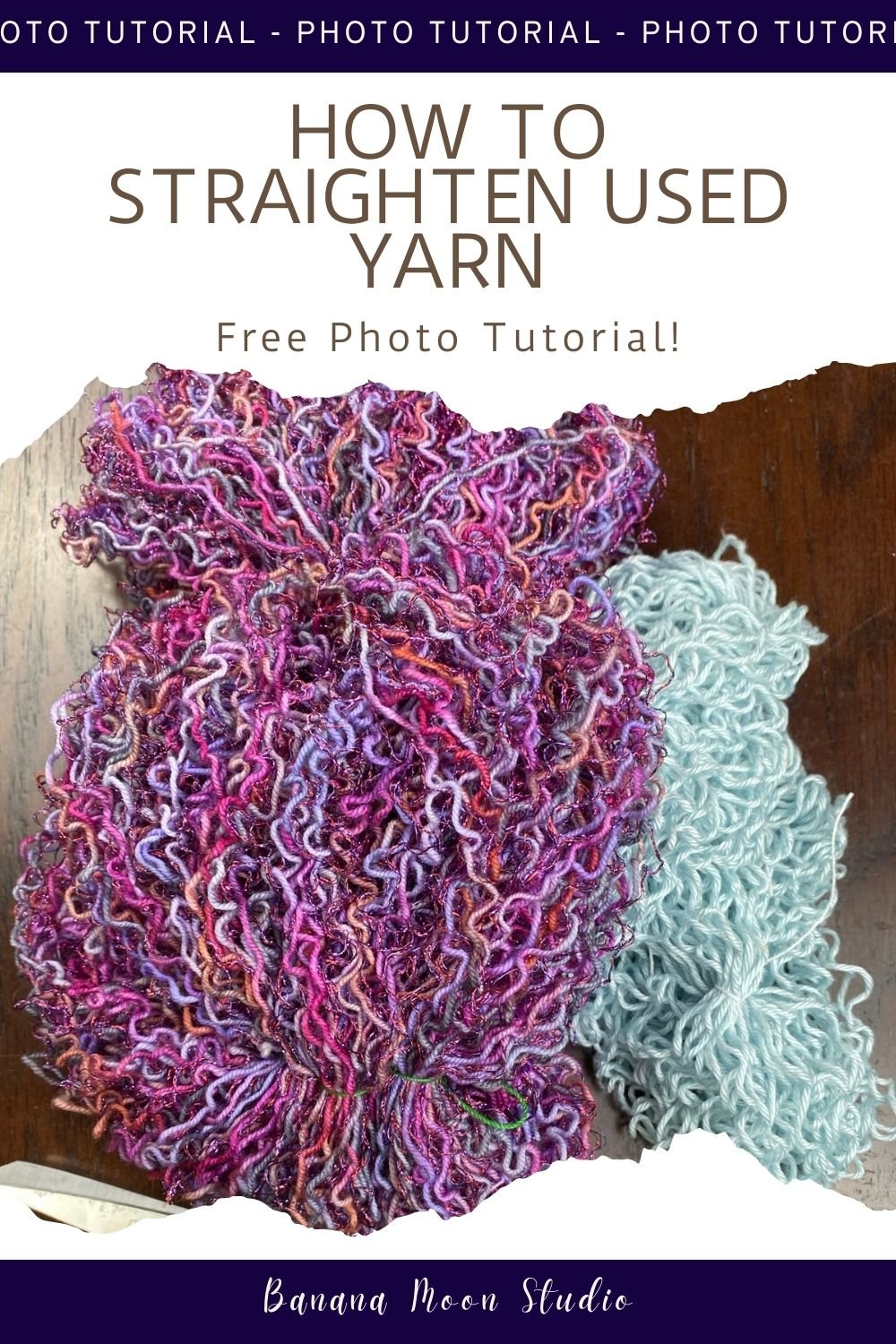 How to Straighten Used Yarn • Banana Moon Studio