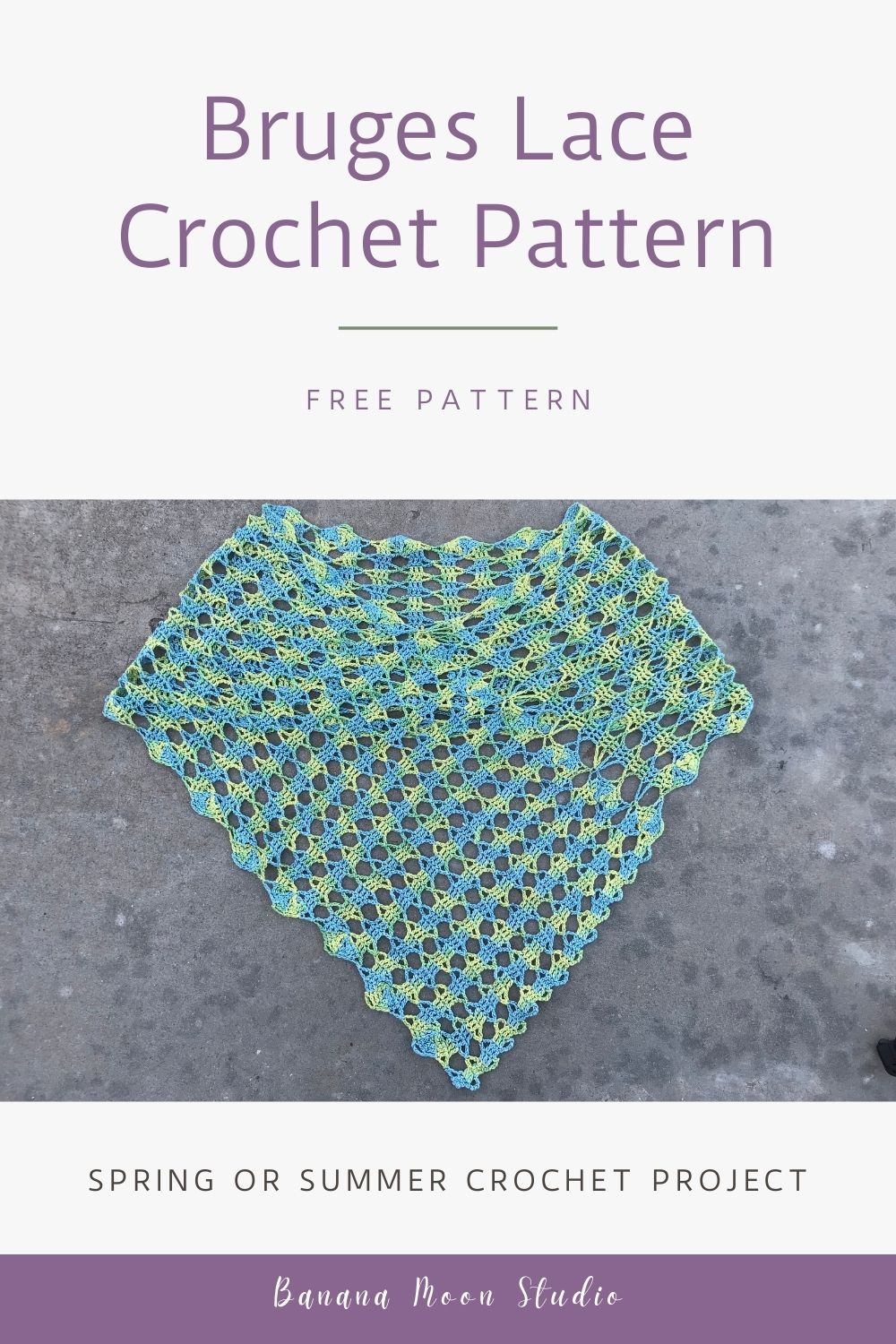 Free Bruges Lace Crochet Pattern • Banana Moon Studio