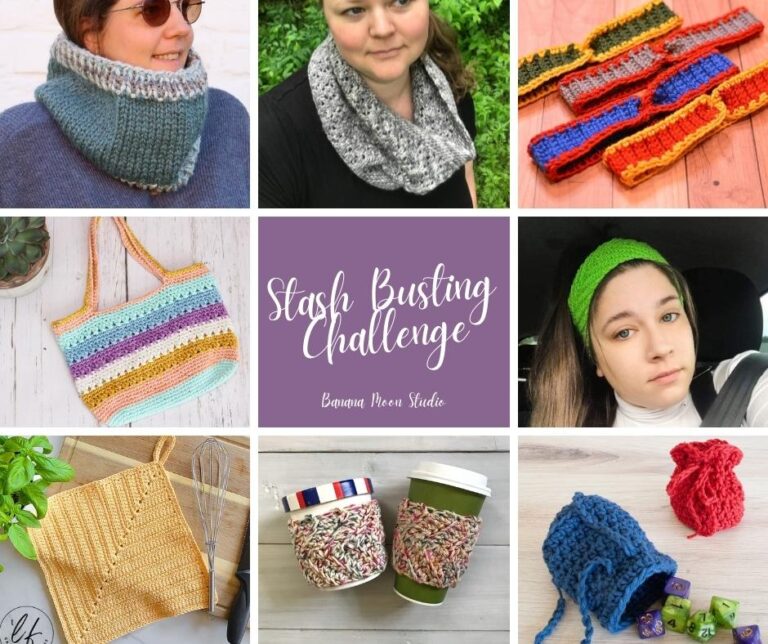 58 Free Stash Busting Crochet & Knitting Projects • Banana Moon Studio
