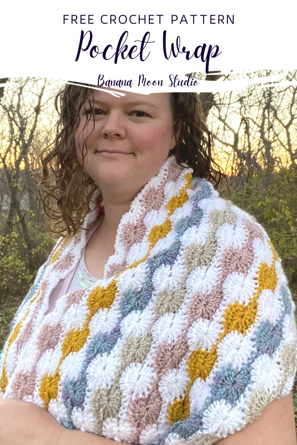 Free Pocket Wrap Crochet Pattern • Banana Moon Studio