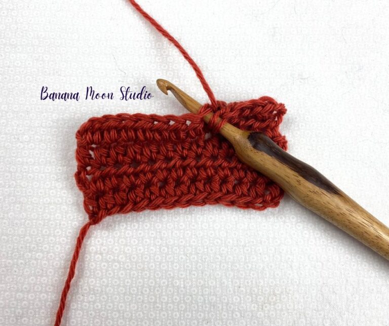 Half Double Crochet Stitch Video Tutorial • Banana Moon Studio