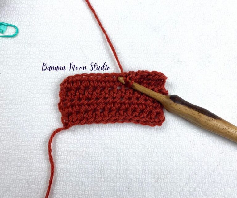 Half Double Crochet Stitch Video Tutorial • Banana Moon Studio