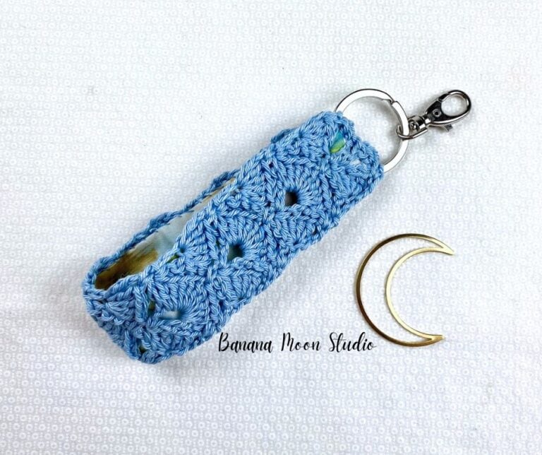 3 Free Crochet Keychain Wristlet Patterns • Banana Moon Studio
